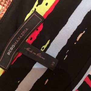 BCBG print sleeveless top